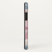 Elegant roze blauw zilver groen glitter monogram Case-Mate iPhone case (Achterkant / rechts)