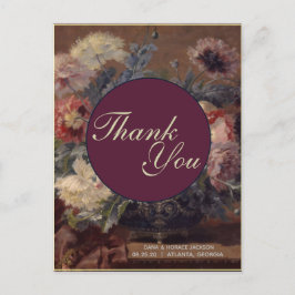 Elegant Roze Blauwe Biva mandje pinda's Briefkaart