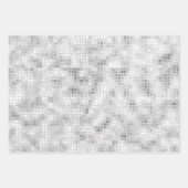 Elegant Roze Bling Silver Glitter Gift Inpakpapier Vel (Voorkant 2)