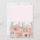 Elegant roze bloem- en glinster 60e verjaardagsfee kaart (Achterkant)