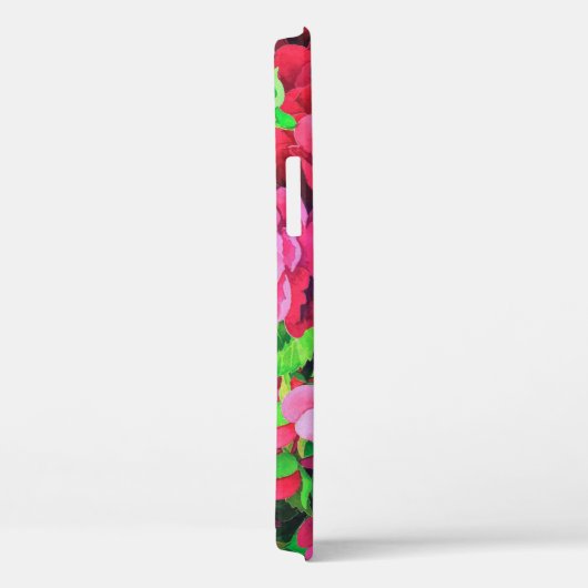 Elegant roze bloemen acrylwerk | Case-Mate iPhone case (Achterkant / Rechts)