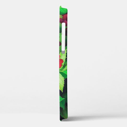 Elegant roze bloemen acrylwerk | Case-Mate iPhone case (Achterkant / Links)