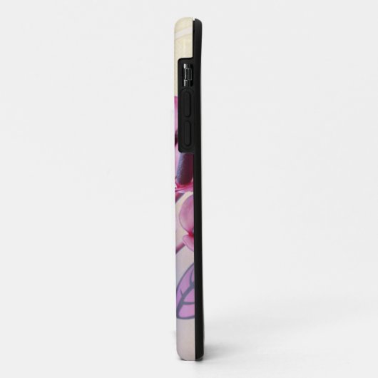 Elegant roze bloemen Case-Mate iPhone case (Achterkant/links)