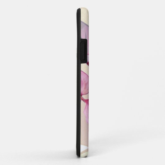 Elegant roze bloemen Case-Mate iPhone case (Achterkant/rechts)