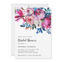Elegant Roze Bloemen Modern Vrijgezellenfeest