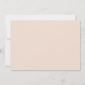 Elegant Roze Bloemen Moederdag Brunch Kaart (Achterkant)