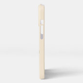 Elegant  Roze Bloemen Monogram iPhone Hoesje (Linkerkant)