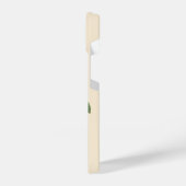 Elegant  Roze Bloemen Monogram iPhone Hoesje (Linkerkant)