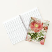 Elegant roze bloemen poëzie notitieboek (Binnen)