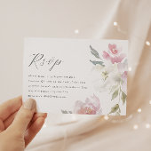 Elegant Roze Bloemen Quinceanera QR Code RSVP