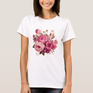 Elegant roze bloemenboeket    Roos T-shirt