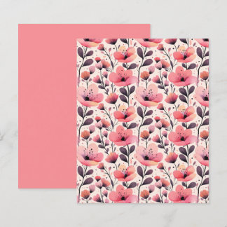 Elegant roze bloemenscrapbooking papier