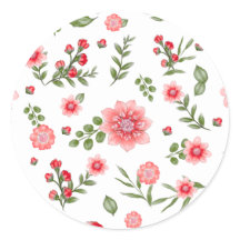 Elegant roze bloempatroon