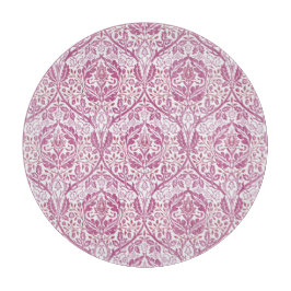 Elegant roze bloempatroon snijplank