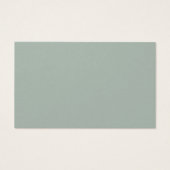 Elegant roze blush Baby naam Suggestiekaart Visitekaartje (Achterkant)