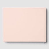 Elegant roze blush bloesem bruiloft gastenboek (Achterkant)