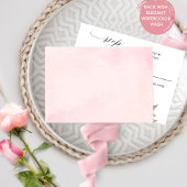 Elegant Roze, Blush en Roos Gouden Bruiloft RSVP
