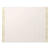 Elegant roze blush & goud gevoerd Notitieblok (Voorkant)