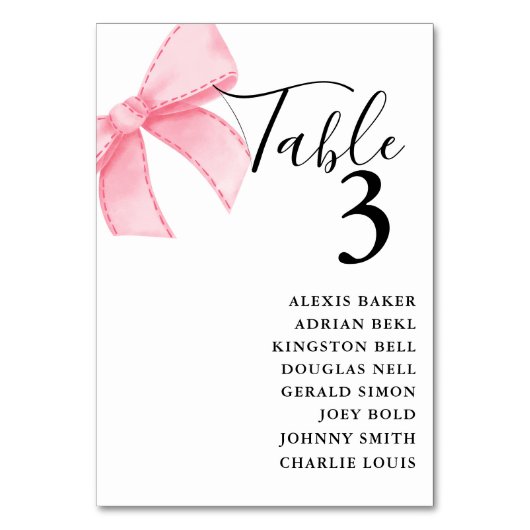 Elegant Roze Blush Ribbon Vrijgezellenfeest Bruilo Kaart (Achterkant)