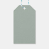 Elegant Roze Blush Sip Hooray Vrijgezellenfeest Cadeaulabel (Achterkant)