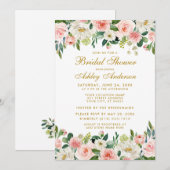 Elegant Roze Blush White Florence Vrijgezellenfees Kaart (Voorkant / Achterkant)