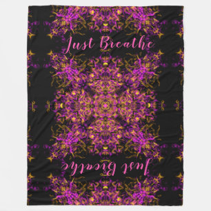 Elegant roze boho retro patroon fleece deken
