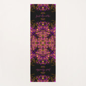 Elegant roze boho retro patroon inspirerend yogamat (Voorkant)