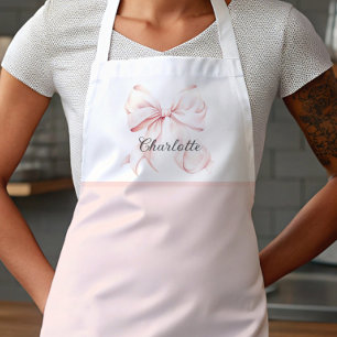 Elegant roze boog Schort