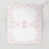Elegant Roze Bow Love Shack Elegant Place Plaatskaartje (Buitenkant ongevouwen)