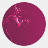Elegant roze bruiloft Envelope zegels (Voorkant)