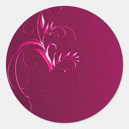 Elegant roze bruiloft Envelope zegels (Voorkant)