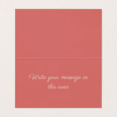 Elegant roze bruine marmer faux goud glitter bu visitekaartje (Binnenkant ongevouwen)