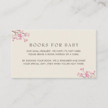 Elegant roze Cherry Blossom Books for Baby