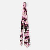 Elegant roze Cherry Blossom Floral Stropdas (Achterkant)