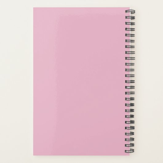 Elegant roze Cherry Blossom Flower Business Planner (Achterkant)