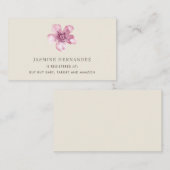 Elegant roze Cherry Blossom Gift Registry Informatiekaartje (Voorkant / Achterkant)