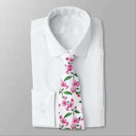 Elegant roze Cherry Blossom | Necktie Stropdas