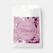 Elegant roze Cherry Blossom vanmiddag Tea Bedankzakje (Voorkant)