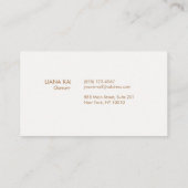 Elegant roze Cherry Blossoms Floral Flower Visitekaartje (Achterkant)