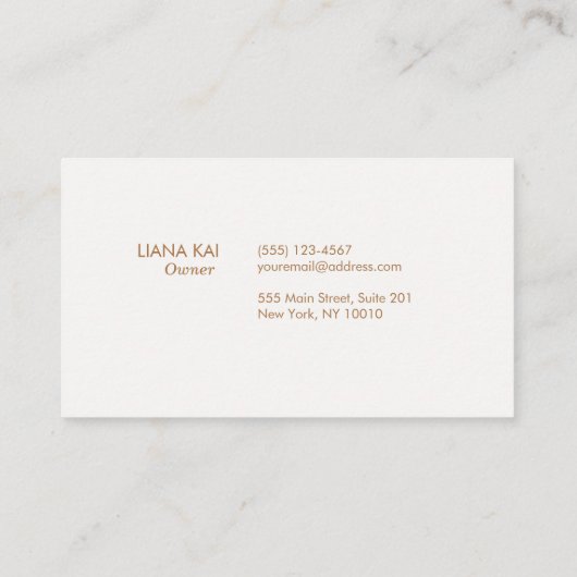 Elegant roze Cherry Blossoms Floral Flower Visitekaartje (Achterkant)