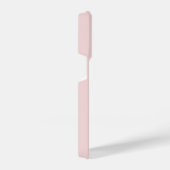 Elegant Roze & Chique Script Monogram iPhone Hoesje (Rechterkant)