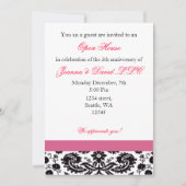 Elegant roze Corporate party Invitation Kaart (Voorkant)