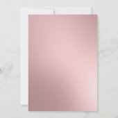 Elegant roze crème Eiffeltoren White Sweet 16 Kaart (Achterkant)