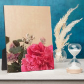 Elegant roze crème Floral Fotoplaat (Zijkant)