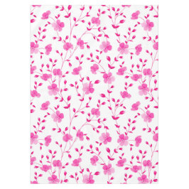 Elegant roze Daisy Floral Tablecloth Tafelkleed