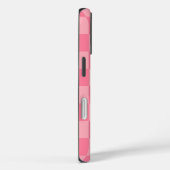Elegant roze dambord Case-Mate iPhone case (Achterkant / Rechts)
