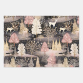 Elegant Roze Dorp Inpakpapier Vel (Voorkant 2)
