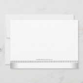 Elegant roze en blauw tweeling Baby shower Kaart (Achterkant)