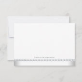 Elegant roze en blauw tweeling Baby shower Kaart (Achterkant)