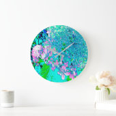 Elegant roze en blauwe grens Hydrangea Grote Klok (Huis)